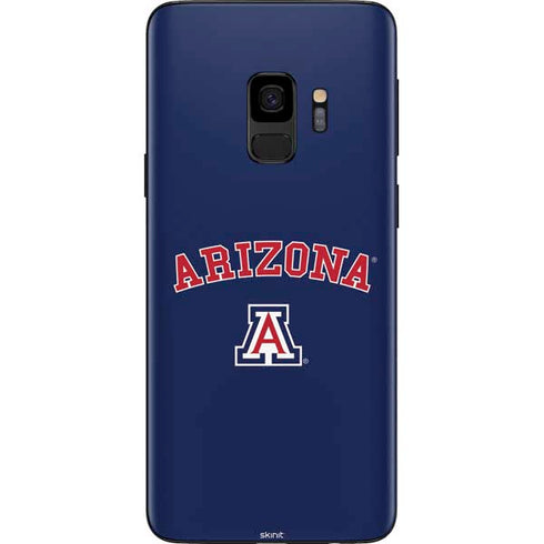 University of Arizona Primary Logo Blue Galaxy S9 Skin